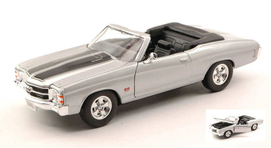 Modellino Auto diecast Welly  CHEVROLET CHEVELLE SS 454 1:24 modellismo - Immagine 1 di 1