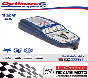 MANTENITORE DI CARICA BATTERIE UNIVERSALE OPTIMATE 6 AMPMATIC 12V 3-240 AH 5,0A - Bild 1 von 1