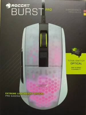 Roccat Burst Pro Gaming Maus, weiss 16000dpi NEU & OVP - Bild 1 von 2