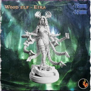 Eira/Wood Elf/3D Printed/Unassembled/GK/RKS3D - Foto 1 di 3