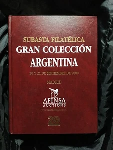 SELLOS POSTALES FILATÉLICOS RAROS DE ARGENTINA CATÁLOGO SUBASTA 2000 ¡ALTO VALOR! - Imagen 1 de 12
