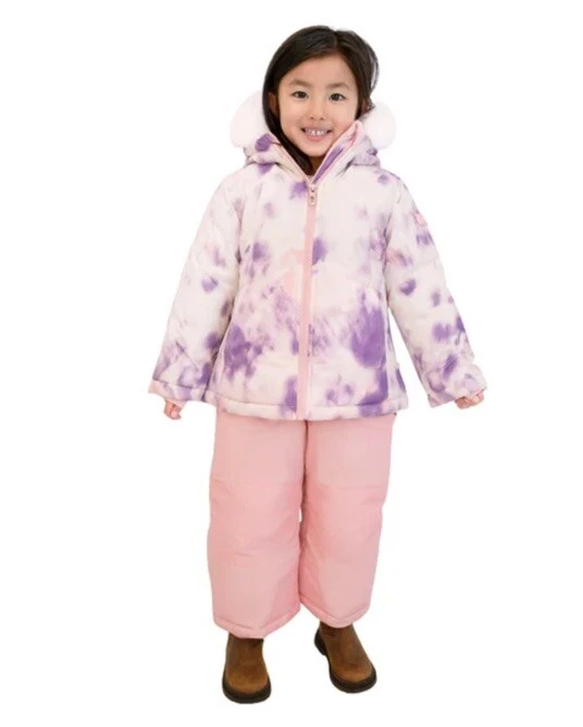 Spyder Kids' 2-piece Snowsuit Size 5 Pink Weather Resistant New - Image 1 of 4