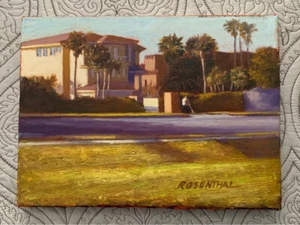 Karl Rosenthal Original Stillleben Landschaft Ölgemälde FLORIDA HOME - Bild 1 von 5
