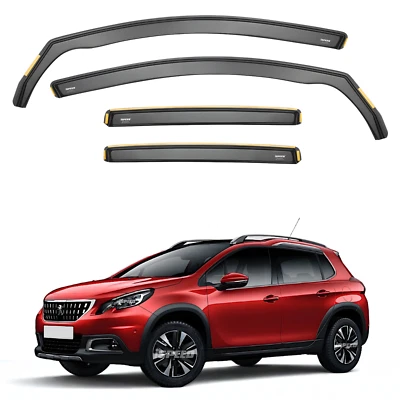 Deflectores de viento para Peugeot 2008 SUV 5 puertas 2013-2019 tintados ISPEED 4 piezas Foto 1 de 4