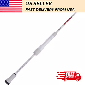 2 Piece 6'6 Spinning Fishing Rod Medium Fast Durable Strong Light Free Shipping - Picture 1 of 13