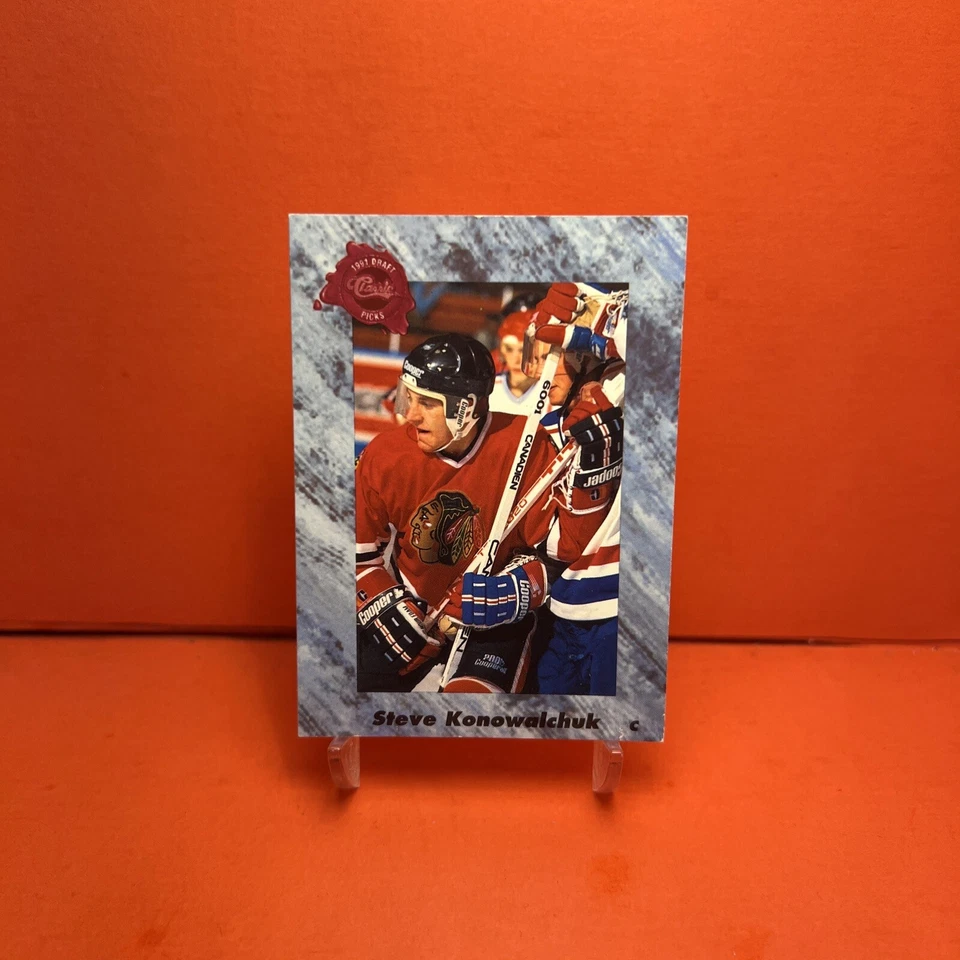 1991 Classic Draft Picks Steve Konowalchuk #46 EX Card🦄 - Image 1 of 2