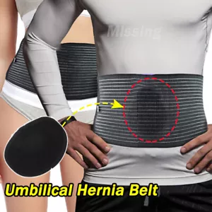 Umbilical Hernia Belt for Men Navel Truss Belly Brace Abdominal Binder Support - Picture 1 of 17
