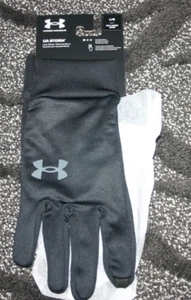 NUEVO CON ETIQUETAS UNDER ARMOUR "UA Storm Liner" Guantes resistentes al agua para hombre-grandes @ $25 NEGRO - Imagen 1 de 2