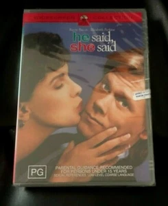 He Said, She Said (1991 : 1 Disc DVD Set) Brand New Sealed In Plastic Region 4 - Picture 1 of 2