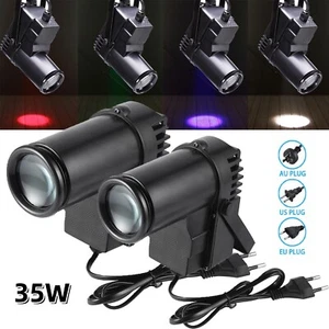 Luz Pinspot RGBW Pin Spot LED Beam Stage DMX Show Fiesta Disco DJ Iluminación EE. UU. - Imagen 1 de 13