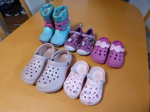 5 Paar Kinderschuhe / Schuhe / Crocs / Gr. 22-30 / rosa / Gummi / Lupilu - Bild 1 von 3