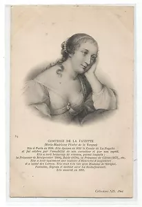 Comtesse de la Fayette CPA carte postale /cp627 - Picture 1 of 1