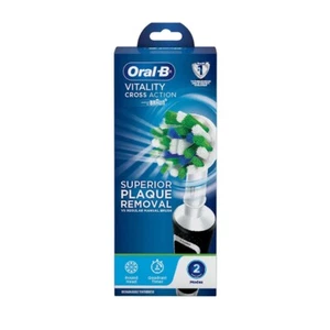 Oral B Vitality 100 Black Criss Cross Electric Rechargeable Toothbrush for Adult - Picture 1 of 16