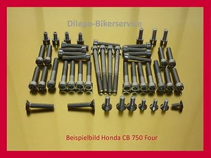 Schrauben Edelstahl Schraubensatz Motorschrauben für Honda CB 500 Four / CB500 - Bild 1 von 2