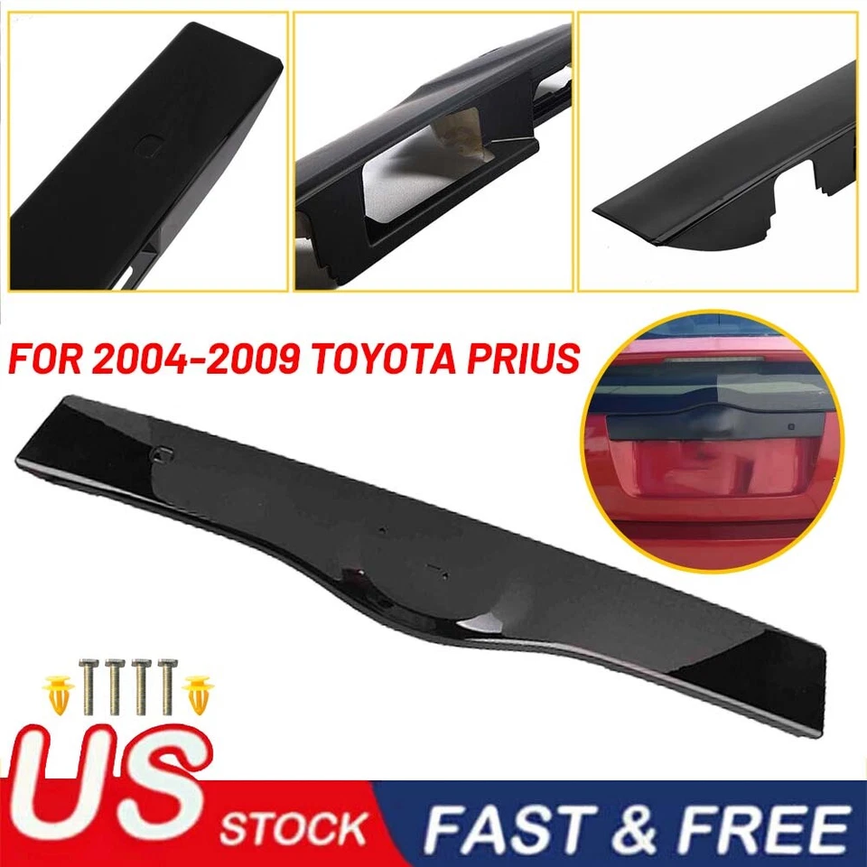 Ajuste para Toyota Prius 2004-2008 2009 puerta trasera puerta levadiza adorno manija moldura Foto 1 de 1