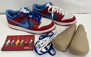 CUSTOMIZED NIKE DUNK LOW NIKEID BY YOU "MIKEY" "JUST DID IT" UK SIZE 10 - Bild 1 von 12