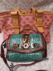 Beautiful Dooney Bourke LG Handbag and Unbranded Companion (SEE DESCRIPTION) - Picture 1 of 12