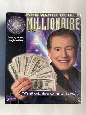 WHO WANTS TO BE A MILLIONAIRE CD-ROM  1999 Game Regis Philbin Brand New - Image 1 of 2