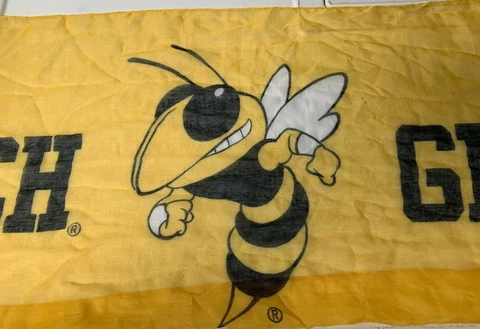 Lot of 12 Georgia Tec Yellow Jackets Team Scarf NWT Mascot Wear Cover