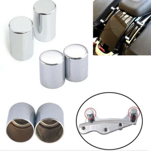 Chrome 4pcs Docking Hardware Magnet Cover Caps for Harley Touring 2009-20023 - Picture 1 of 14