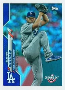 2020 Topps Opening Day Blue Foil Parallel #132 Clayton Kershaw Dodgers - Bild 1 von 1