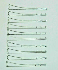 Märklin H0, 10 x Oberleitung- Fahrdraht, Hohlstück, Nr.: 7014, 115 mm (2) - Bild 1 von 1