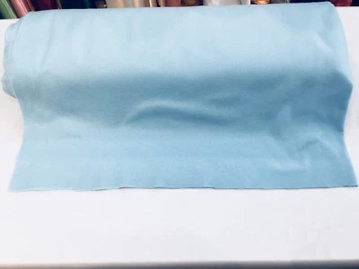 SKY BLUE ACRYLICFELT 72” WIDE-SCHOOL CRAFT-POKER TABLE FABRIC-SOLD BY YARD. - Image 1 of 4