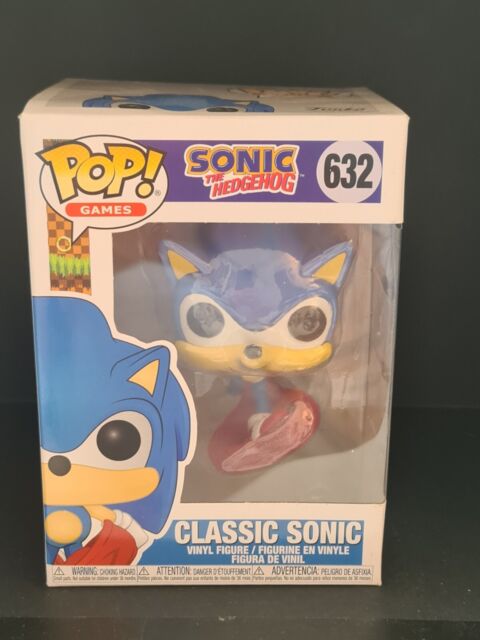 Boneco Funko Pop Classic Sonic The Hedgehog Correndo 632