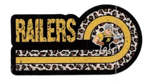 NEWTON HIGH SCHOOL RAILERS RAILROADERS KANSAS KS STICKER LAPTOP PHONE FRIDGE - Picture 1 of 1