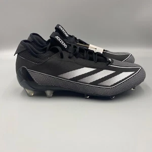 Adidas Men's 11.5 ADIZERO ELECTRIC.1 FOOTBALL CLEATS Black/White IF2426 - Picture 1 of 8