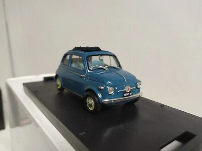 Fiat nuova 500 , techo abierto, azul medio, 1959 , Brumm R364-05, escala 1/43 - Imagen 1 de 4