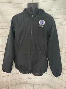 Sport-Tek Men’s Windbreaker Jacket “Hight Point Soft University Ball” Black Sz M - Picture 1 of 7
