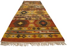 ITA-3660-1-KILIM Fatto A Mano Moderno Lavabile In LAVATRICE 100x60 CM farah1970