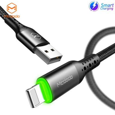 Mcdodo LED Auto Power Off Cable Charger Cord For iPhone 14 13 12 11 Pro Max XS 8 - Image 1 of 4