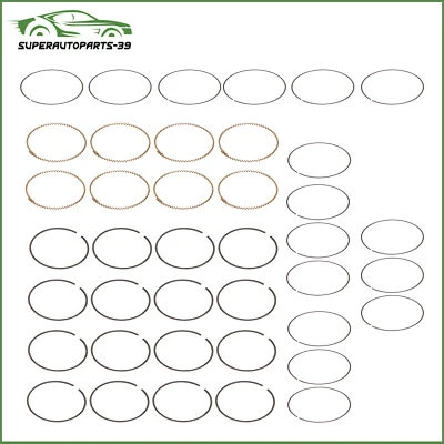 New Standard Piston Ring Set For Dodge Ram 2500 2003-2008 5.7L V8 53021538AD Foto 1 de 4