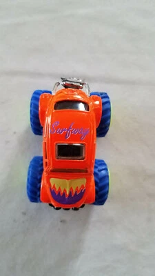 Maisto Naranja Dunebugy Pull Back Juguete Años 90? neumáticos azul amarillo 3" Foto 1 de 4