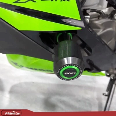 CNC Frame Sliders Crash Bar Guards For Kawasaki Ninja ZX4R ZX4RR 2023 2024 2025 - Image 1 of 4