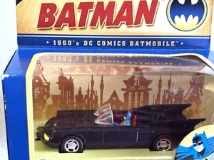 NEW Batman DC Comics 1960's Batmobile Car 1:43 Die Cast BLACK Corgi #77301 NIB - Picture 1 of 7