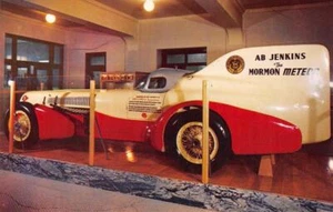 MORMON METEOR Rennwagen Ab Jenkins Bonneville Salinen um 1960 Vintage Postkarte - Bild 1 von 2