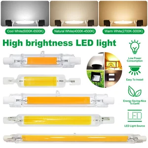 78mm 118mm 189mm R7s LED Bulbs COB Light Dimmable Flood Halogen Lamp 5W 10W 20W - Picture 1 of 34