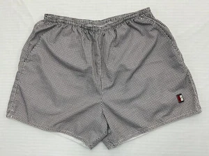 Nike Vintage Mens Shorts Challenge 90s Court Tennis Retro Black White, Size XL - Picture 1 of 16