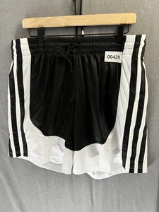 00429 [Neu mit Etikett] adidas Basketballshorts Damen schwarz/weiß Größe L - Bild 1 von 7