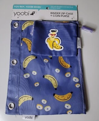 Carpeta de plátano Yoobi estuche con cremallera + monedero  Foto 1 de 4