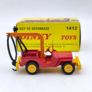 Atlas Dinky Toys 1412 De Depannage Truck Red Diecast Models Collection Car
