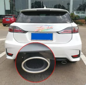 For Lexus CT 200h 2012-2017 Stainless Steel Rear Exhaust Muffler Tip End Pipe - Picture 1 of 12