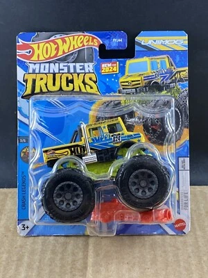 2024 Hot Wheels Unimog Crash Legends 3/6 Monster Truck 1:64, COMB SHIP $1 - Image 1 of 4