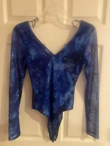 Socialite Women's Blue Body Suit size S NWT - Picture 1 of 10