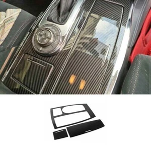 For Nissan Armada Y62 17-20 Gear Shift Panel Carbon Fiber Central Console Trim - Bild 1 von 6