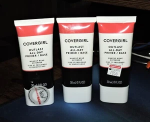 3 Stück) CoverGirl - Outlast All-Day Primer Make-up Wear Extender ~ je 1 flüssige Unze - Bild 1 von 2