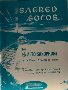 Rubank Sacred Solos for Eb Alto Saxophone with Piano Accompaniment. Arr. Johnson - Picture 1 of 2